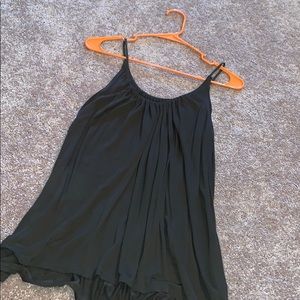 Olive green LOFT tank top